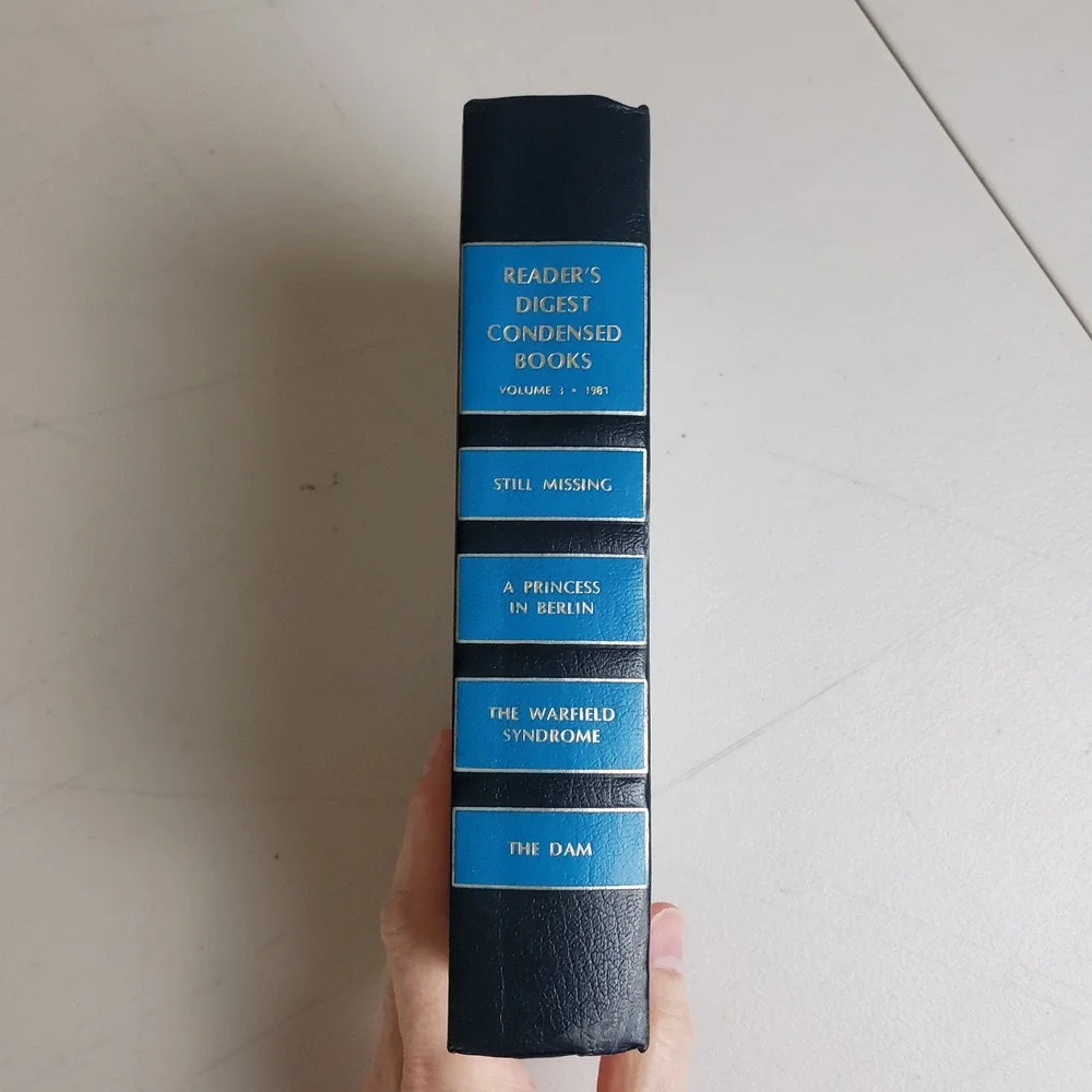 Readers Digest Condensed Books Volume 3 1981 Still Missing Hardcover Vintage
